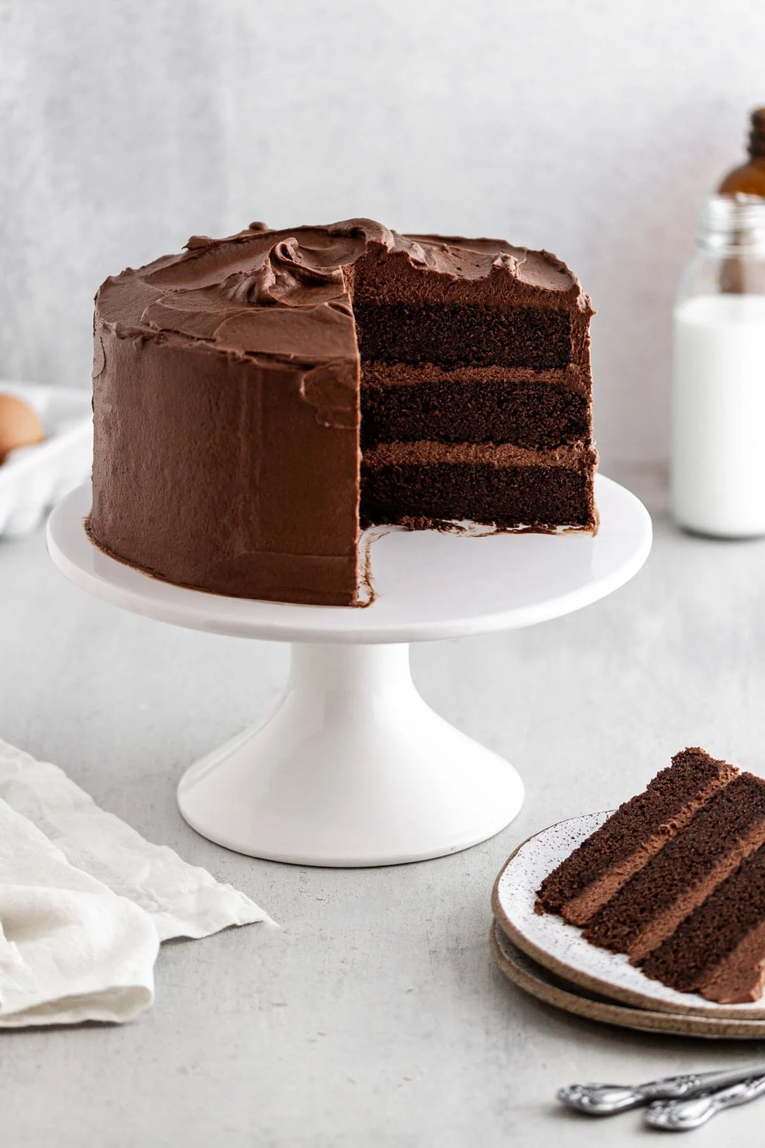 Chocolate Cake with Chocolate Frosting