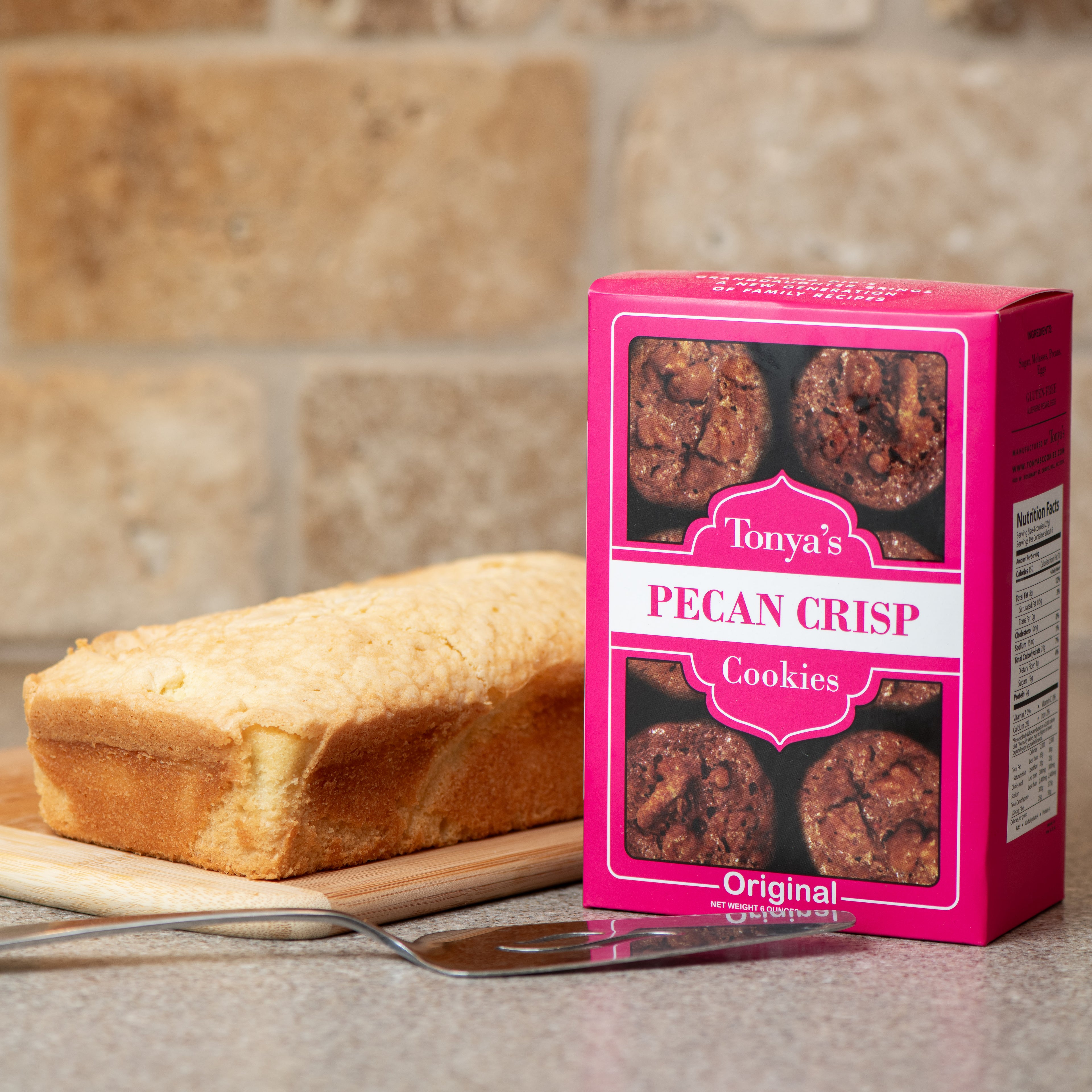 Cream Cheese Pound Cake Mini &amp; Pecan Crisp Cookies Bundle