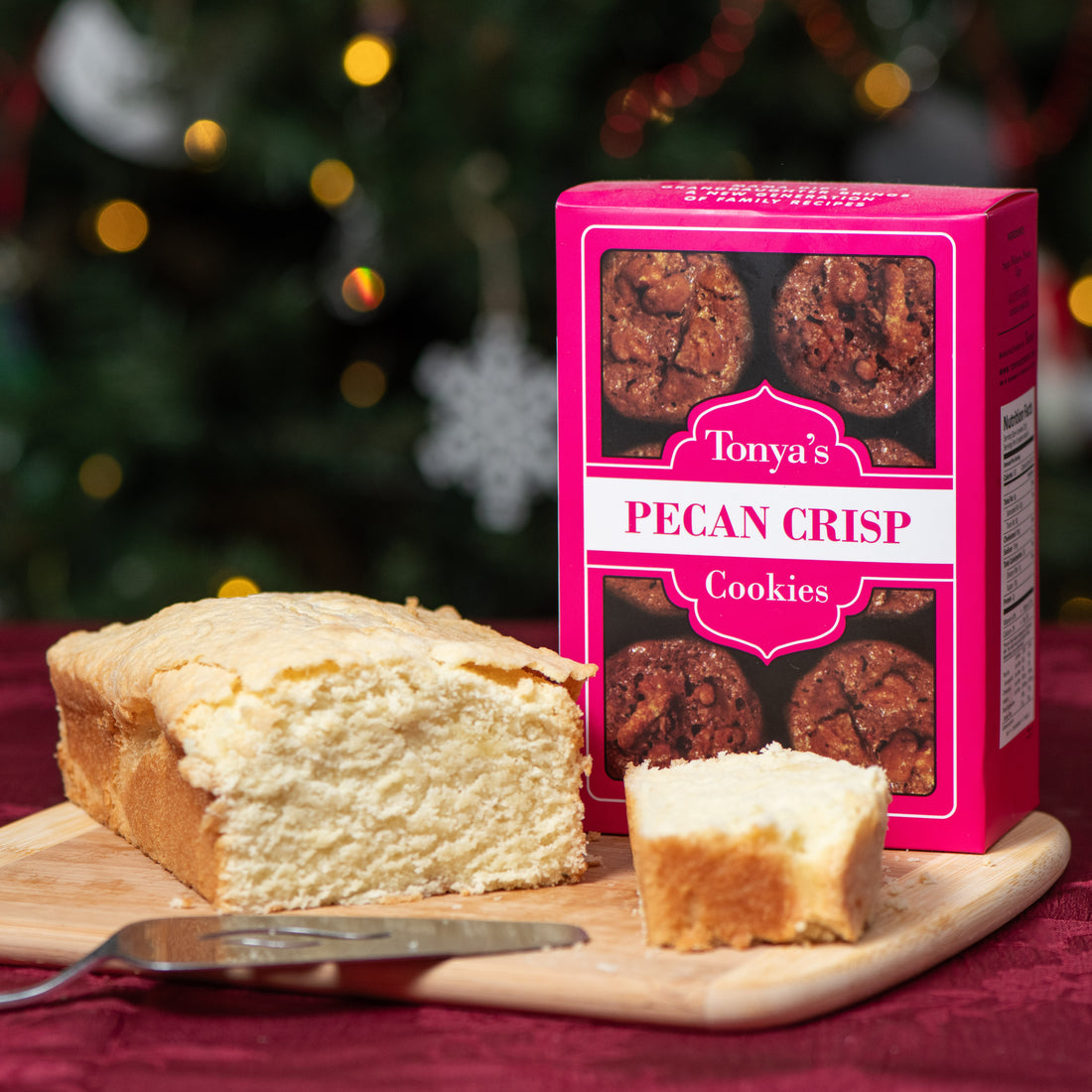 Cream Cheese Pound Cake Mini &amp; Pecan Crisp Cookies Bundle