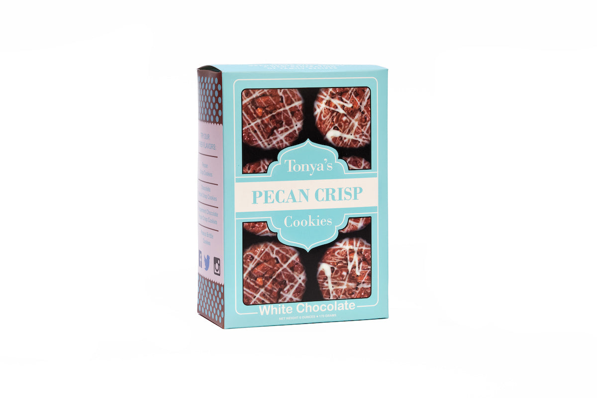 (2) White Chocolate Pecan Crisp Cookies (6oz)